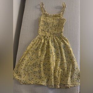 J for Justify Yellow Floral Casual Dress